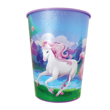 Majestic-Unicorn-Plastic-Favor-Cup