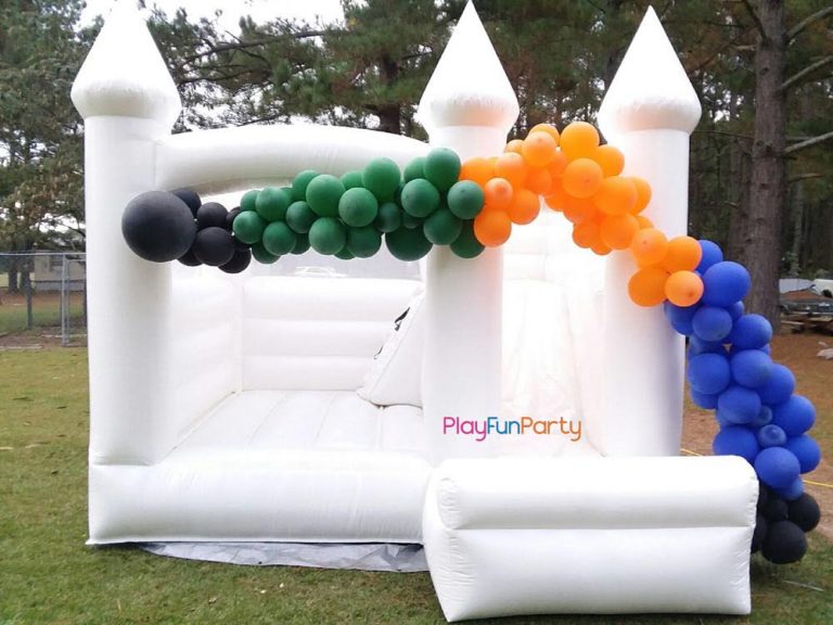 WHITE BOUNCE HOUSE RENTALS Play Fun Party, LLC